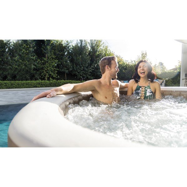 Piepūšams džakuzi 4 personām ø 196 cm dziļums 71 cm Bubble HWS – Intex-image-4