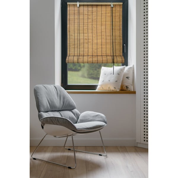 Dabīga toņa bambusa žalūzija 90x220 cm Zeva – Gardinia-image-1