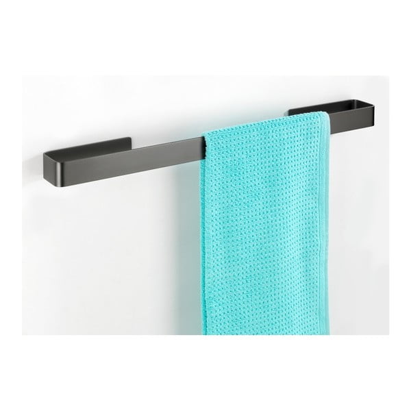 Antracīta pelēks sienas pašturošs dvieļu turētājs Wenko Montella, garums 61 cm-image-2