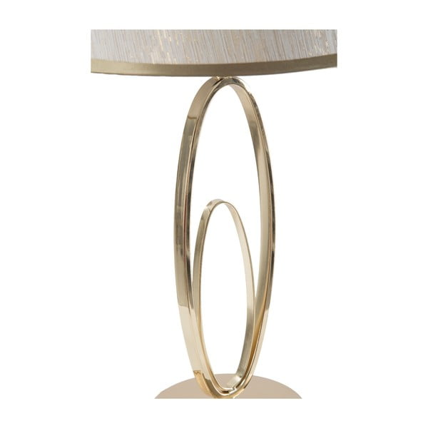 Balta galda lampa ar zeltītu dizainu Mauro Ferretti Flush-image-2