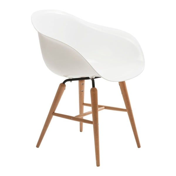 Balts ēdamistabas krēsls Kare Design Armlehe Forum