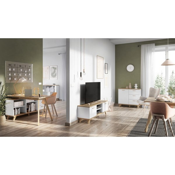 Darba galds ar baltu plauktu Germania Oslo-image-3