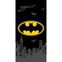 Melns kokvilnas bērnu dvielis 70x140 cm Batman "The Emblem" – Jerry Fabrics