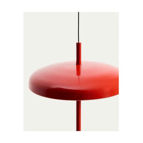 Sarkana LED griestu lampa ar regulējamu spilgtumu ar metāla abažūru ø 16 cm Porte – Kave Home-image-4