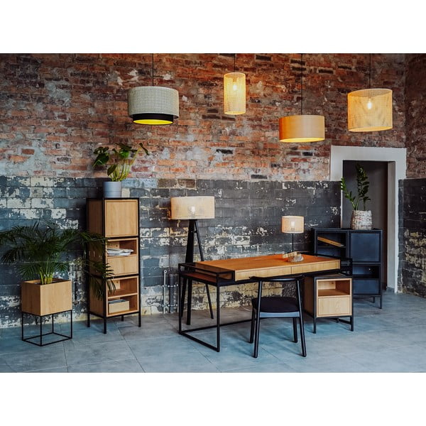 Melns ozolkoka imitācijas grāmatplaukts 88x60 cm Skap – CustomForm-image-1