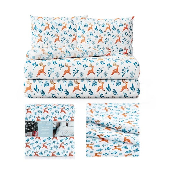 Divguļamā flaneļa gultasveļa AmeliaHome Snuggy Northpole, 200 x 200 cm-image-2