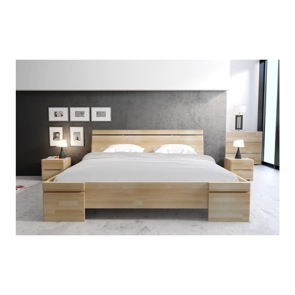 Divguļamā gulta no dižskābarža SKANDICA Sparta Maxi, 160 x 200 cm-image-4