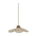 Krēmkrāsas piekaramā lampa ar auduma abažūru Fyano – Light & Living