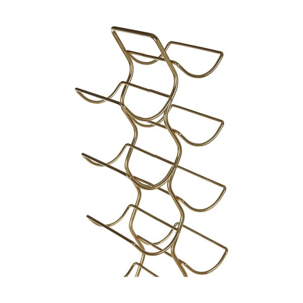 Zelta krāsas metāla vīna plaukts 12 pudelēm Wren – Premier Housewares-image-2