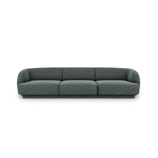 Tumši zaļš dīvāns 259 cm Miley – Micadoni Home