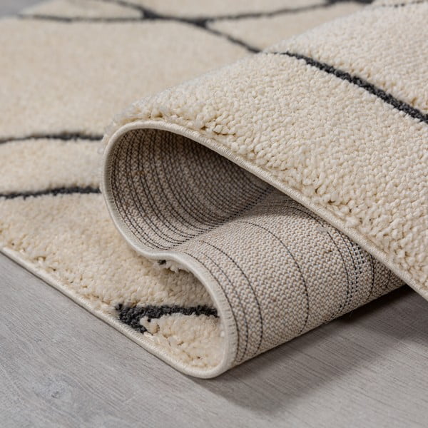 Krēmkrāsas paklājs 120x170 cm Flow – Flair Rugs-image-3