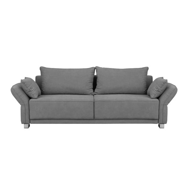 Gaiši pelēks dīvāns ar uzglabāšanas vietu Windsor & Co Sofas Casiopeia, 245 cm