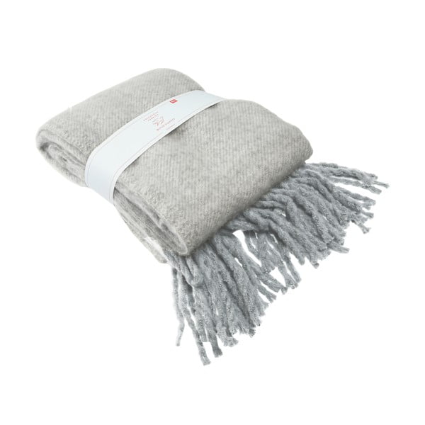 Pelēks pleds 127x185 cm – Rex London-image-3