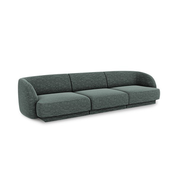 Tumši zaļš dīvāns 259 cm Miley – Micadoni Home-image-2