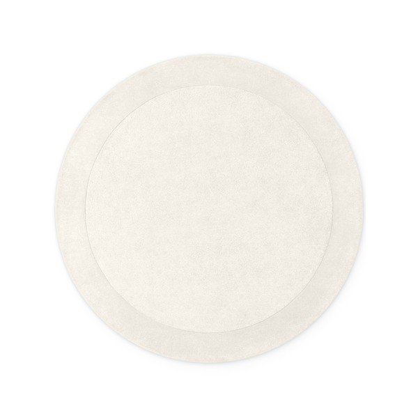 Krēmkrāsas ar rokām darināts apaļš paklājs no vilnas maisījuma ø 150 cm Kivi – Villeroy&Boch