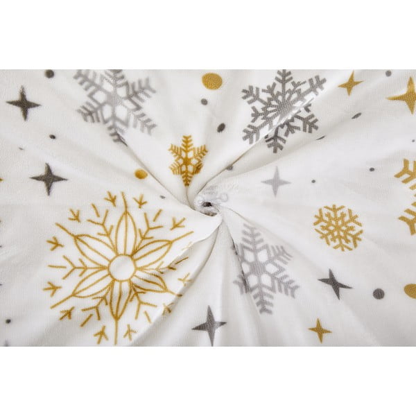 Krēmkrāsas vienguļamā mikroplīša gultas veļa 140x200 cm Magic – My House-image-1