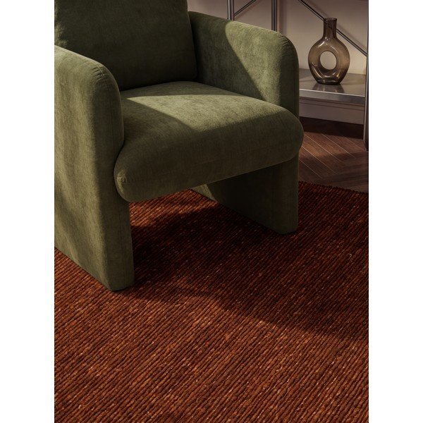 Brūns ar rokām darināts vilnas paklājs 200x290 cm Bexley Woolwich – Ted Baker-image-3
