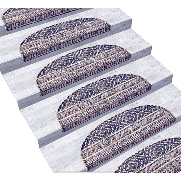 Bēši kāpņu paklāji (16 gab.) 65x20 cm Cottage Warmth – Vitaus-image-1