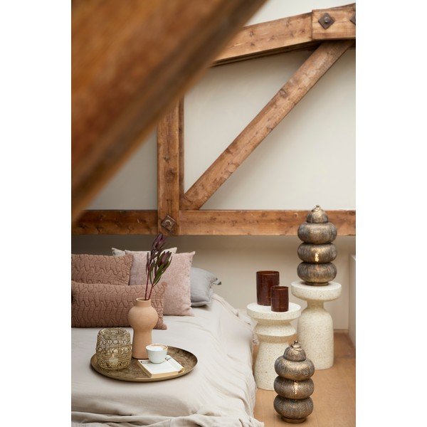 Teraco cementa apaļš sānu galdiņš ø 32 cm Sella – Light & Living-image-3