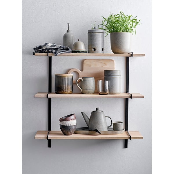 Pelēka keramikas krūze Bloomingville Kendra, 500 ml-image-1