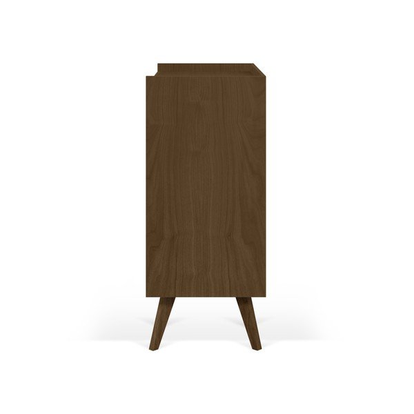 Tumši brūna kumode ar masīvkoka kājām, 125 x 110 cm Mara – TemaHome-image-1