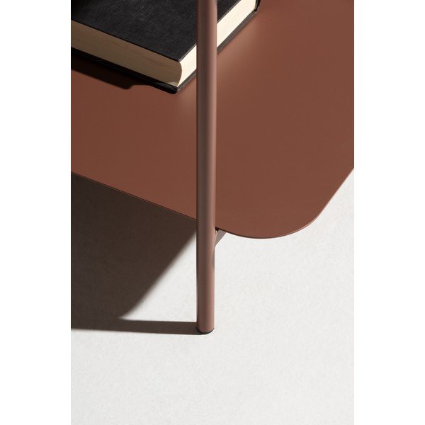 Terakotas oranžs metāla žurnālgaldiņš 70x73 cm Beatrix – MOME-image-2