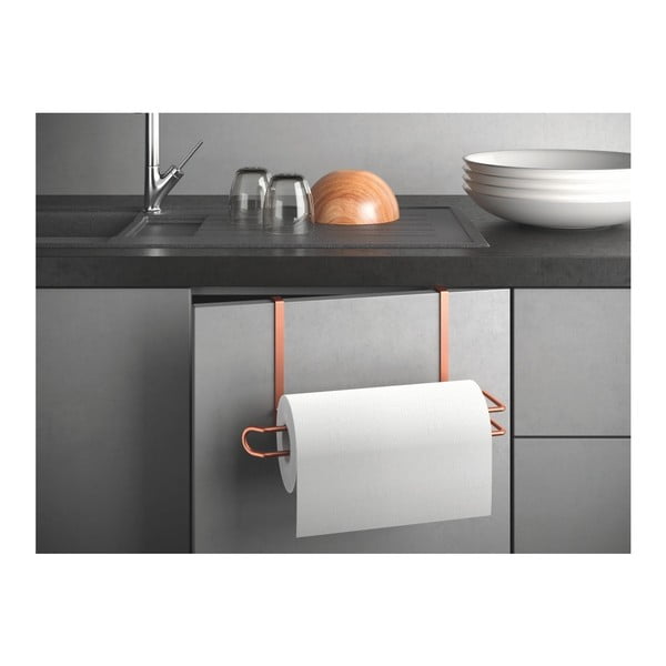 Piekaramais papīra dvieļu turētājs vara krāsā Metaltex-image-2