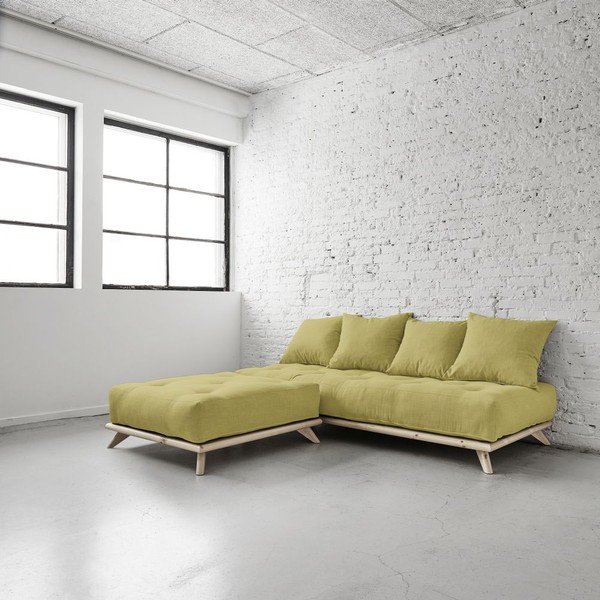 Kāju paliktnis Senza Natural/Avocado Green-image-2