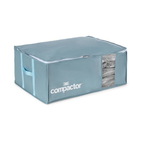 Vakuuma plastmasas drēbju uzglabāšanas kaste 65x45x27 cm Blue Edition – Compactor