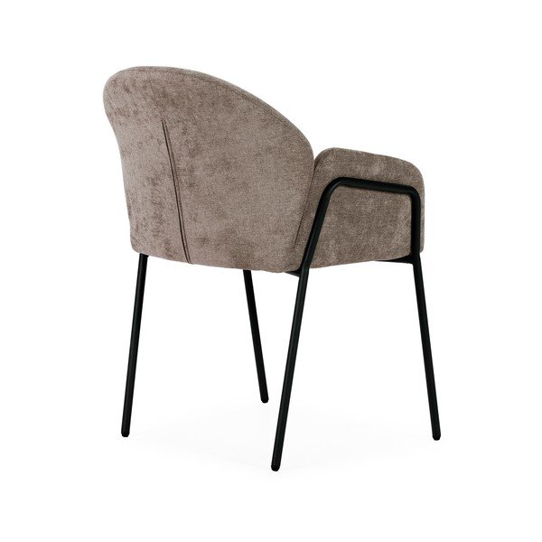 Persiku oranži polsterēti ēdamistabas krēsli (2 gab.) Aslin – MOME-image-3