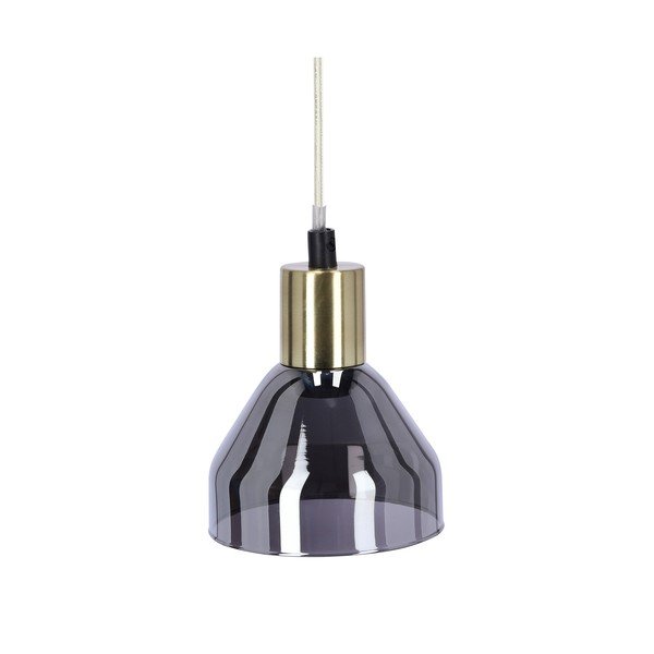 Gaiši violeta/zelta krāsas piekaramā lampa ar stikla abažūru Gregory – Candellux Lighting-image-4