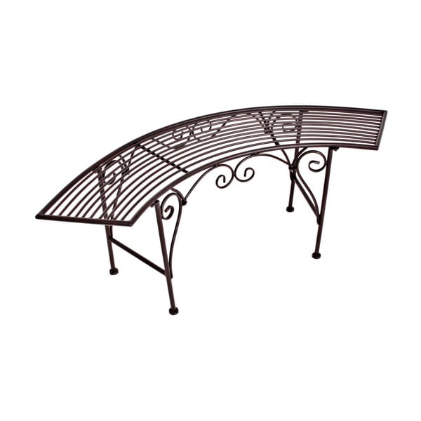 Melns/tumši brūns metāla dārza sols Fuego – Garden Pleasure-image-4