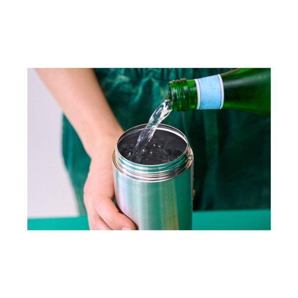 Sudraba krāsas/salvijas zaļa nerūsējošā tērauda pudele 500 ml Vita – Mepal-image-4