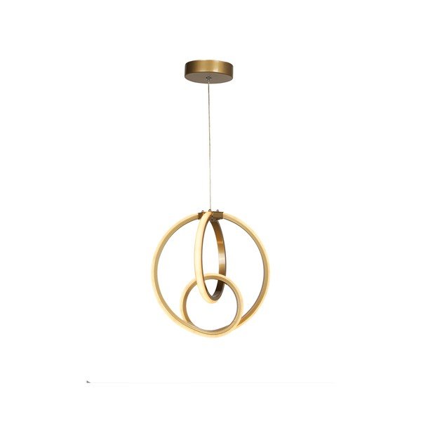 Bronzas krāsas metāla LED piekaramā lampa ø 28,5 cm Neo – Squid Lighting-image-2