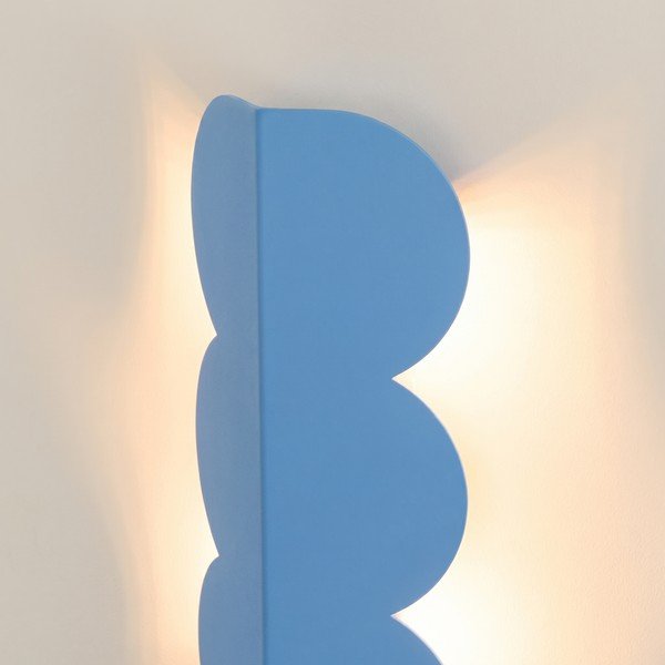Gaiši zila alumīnija sienas lampa BISCUIT – Thoro-image-4