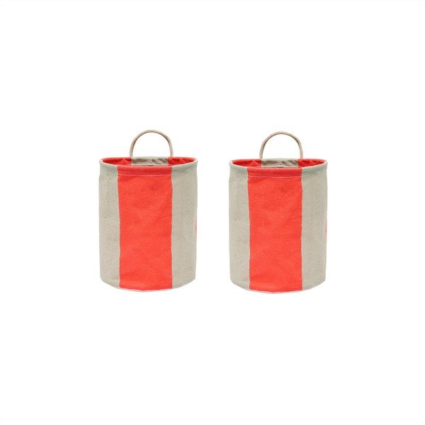 Tekstila uzglabāšanas grozi (2 gab.) ø 18x22 cm Kara – OYOY Living Design
