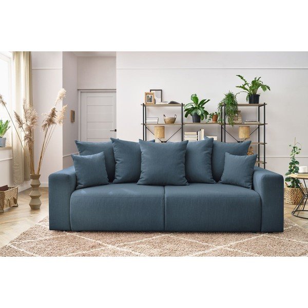 Zils izvelkamais dīvāns Envy – Bobochic Paris-image-1
