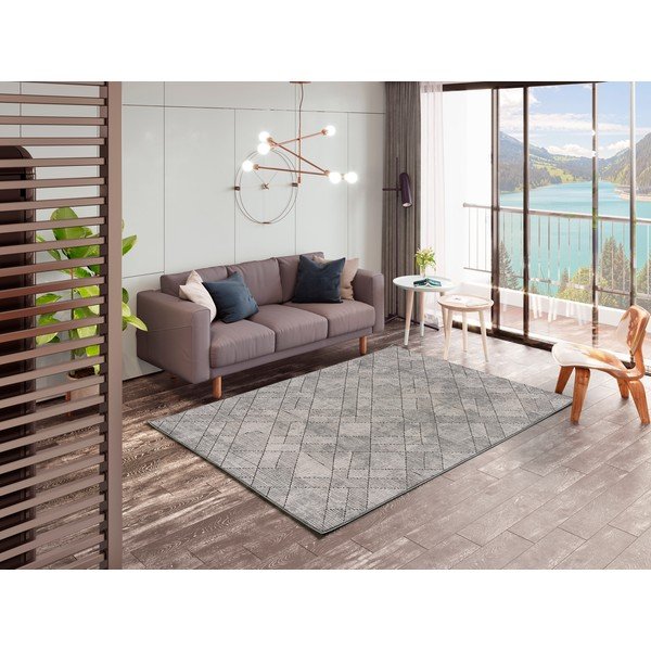 Pelēks paklājs 160x230 cm Gianna – Universal-image-3