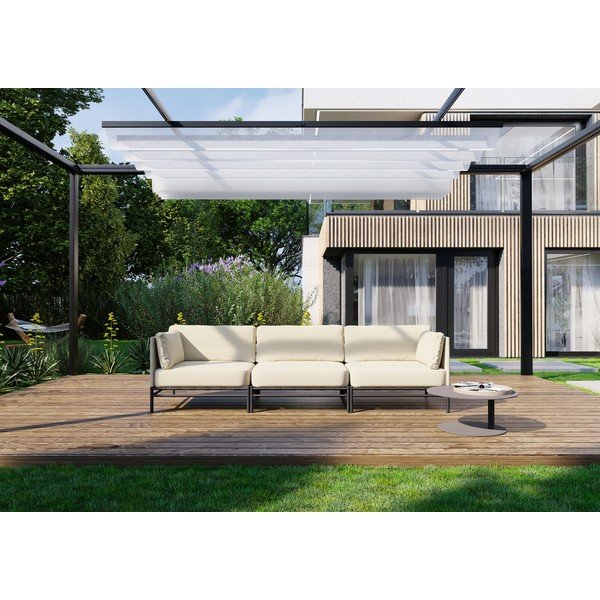 Bēšs dārza modulārais dīvāns 234 cm Dandy – Sit Sit-image-4