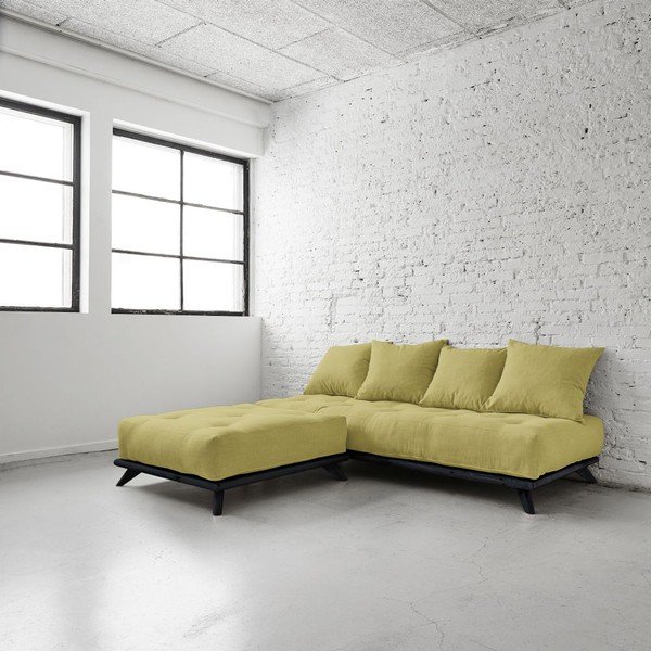 Dīvāns Senza Black/Avocado Green-image-4