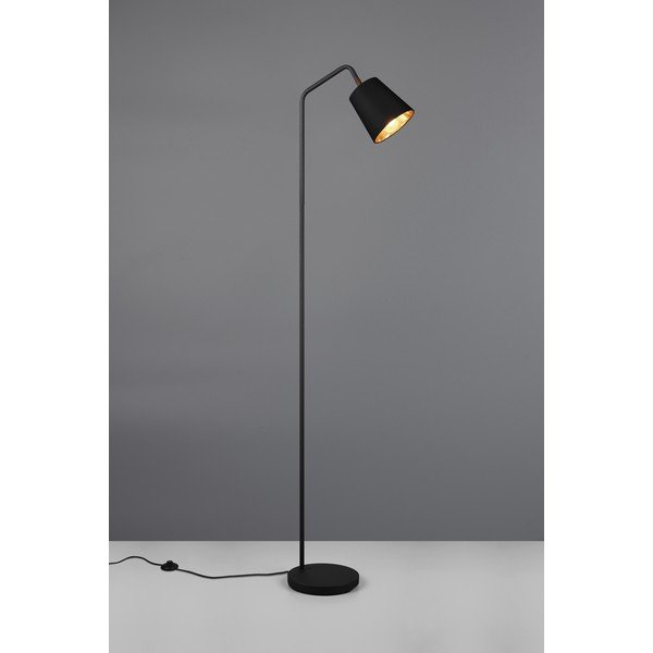 Melna stāvlampa ar auduma abažūru (augstums 148 cm) Buddy – Reality-image-2