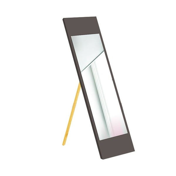 Grīdas spogulis ar brūnu rāmi Oyo Concept, 35 x 140 cm