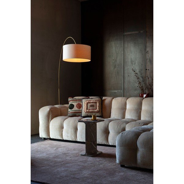 Bēšs samta modulārais dīvāns 364 cm Hackman – Dutchbone-image-1