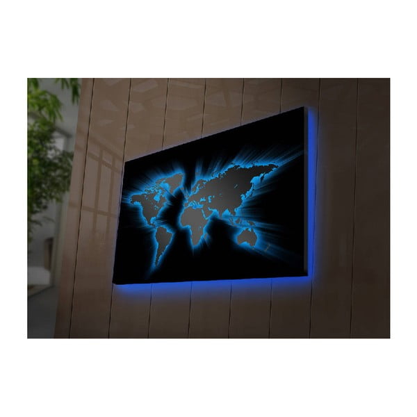 Izgaismota glezna Oliver, 70 x 45 cm-image-2