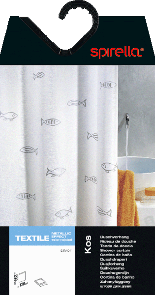 Dušas aizkars 120x200 cm Kos – Spirella-image-4