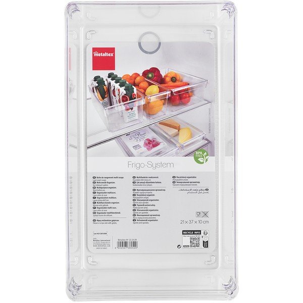 Plastmasas ledusskapja organizators 37x20,5 cm – Metaltex-image-3