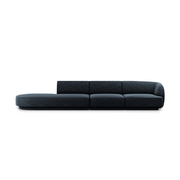 Tumši zils dīvāns 302 cm Miley – Micadoni Home