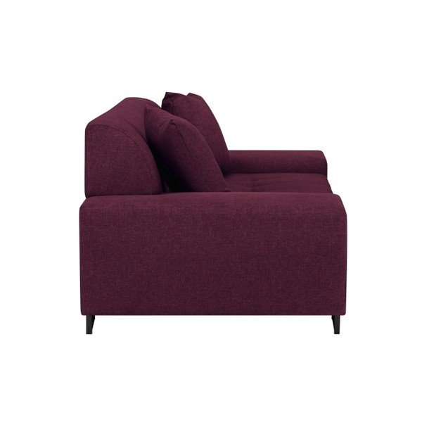Violets dīvāns ar melnām kājām Cosmopolitan Design Orlando, 220 cm-image-3