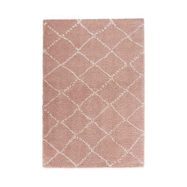 Rozā paklājs Mint paklāji Allure Ronno Rose Creme, 120 x 170 cm