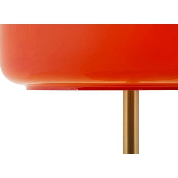 Oranža/zelta krāsas metāla galda lampa ar stikla abažūru (augstums 53 cm) Oldy – Mauro Ferretti-image-3